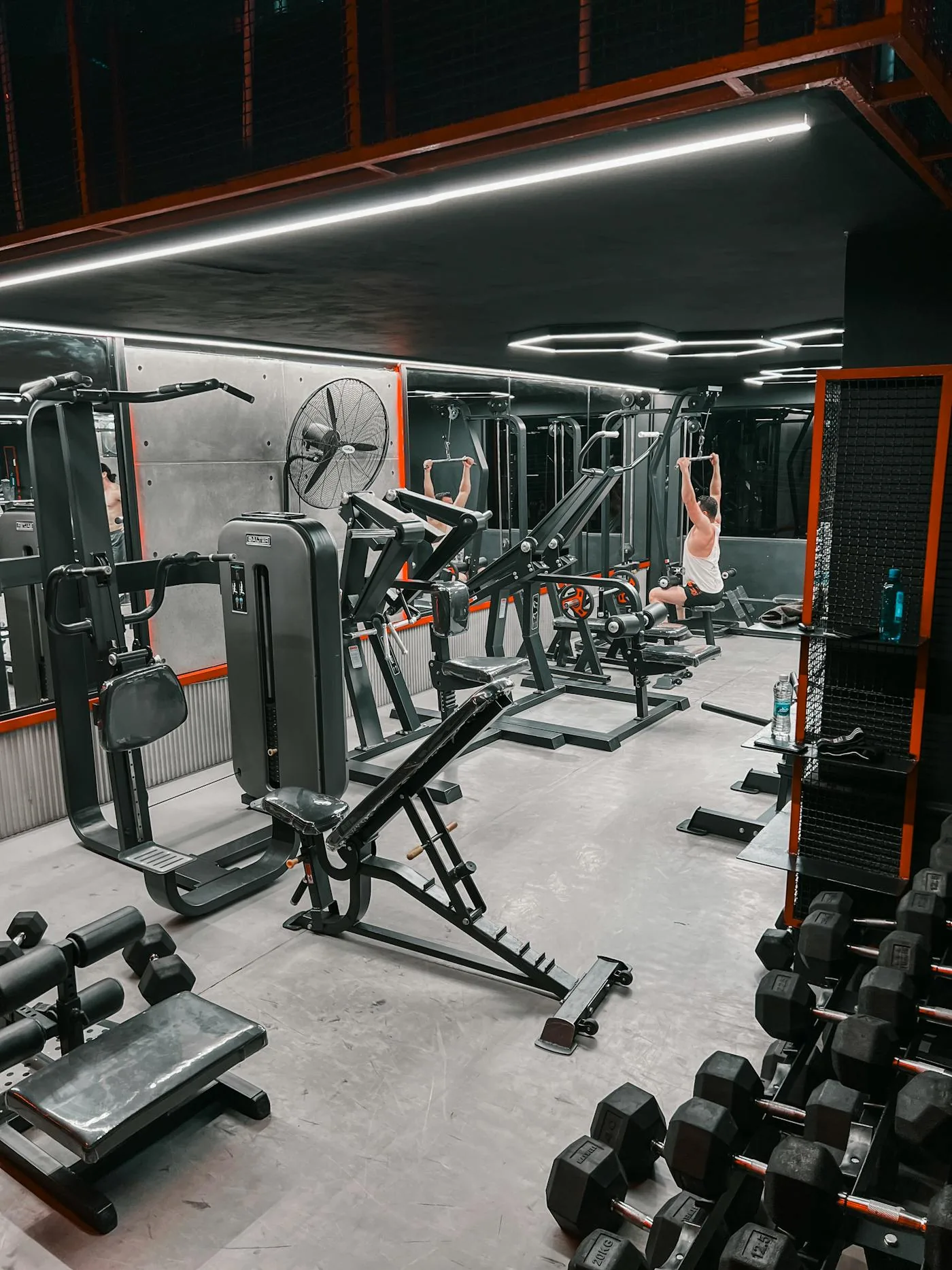 Strength training area