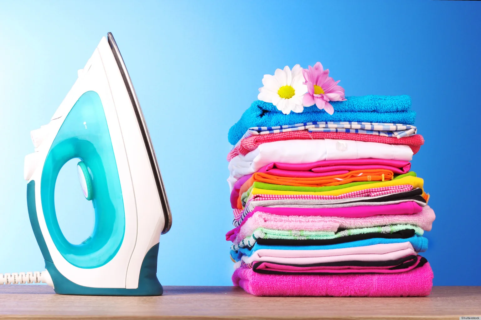 Folded clothes