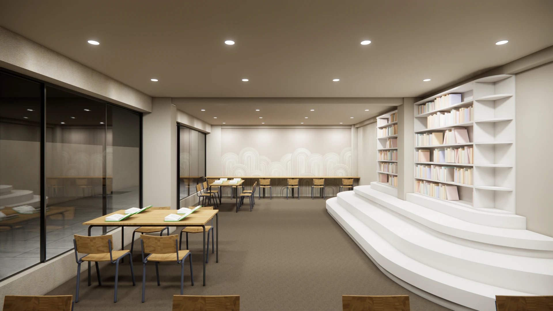 On-site study library at Areca by The Vatika