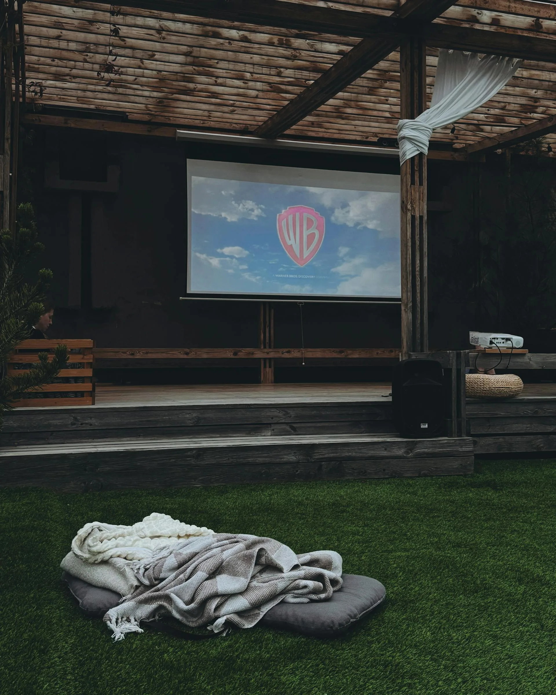 Open-air garden theater at Areca by The Vatika